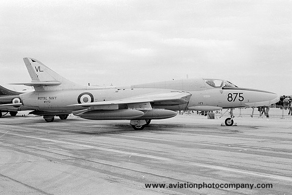 Royal Navy FRADU Hawker Hunter T.8 WT772/VL875 (1976)