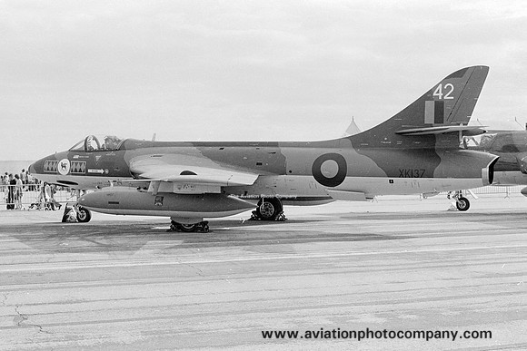 RAF 45 Squadron Hawker Hunter FGA.9 XK137/42 (1976)