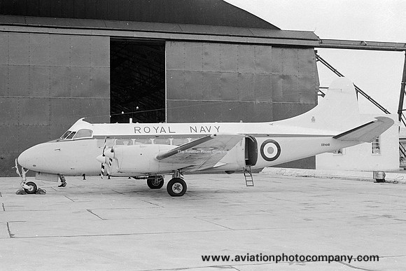 Royal Navy 781 Squadron De Havilland Sea Heron C.20 XR441 at RAF Lossiemouth (1976)