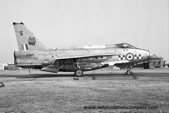 RAF 56 Squadron English Electric Lightning F.6 XS897/S (1975)