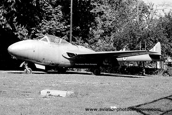 RAF De Havilland Vampire T.11 XD536 at 2287 ATC (1974)