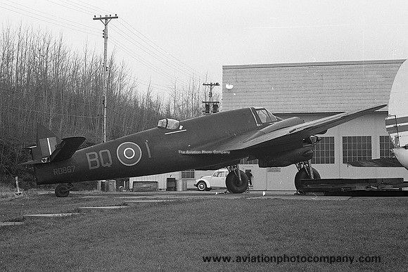 RAF Bristol Beaufighter TT.10 RD867 displayed at Rockcliffe, Ontario