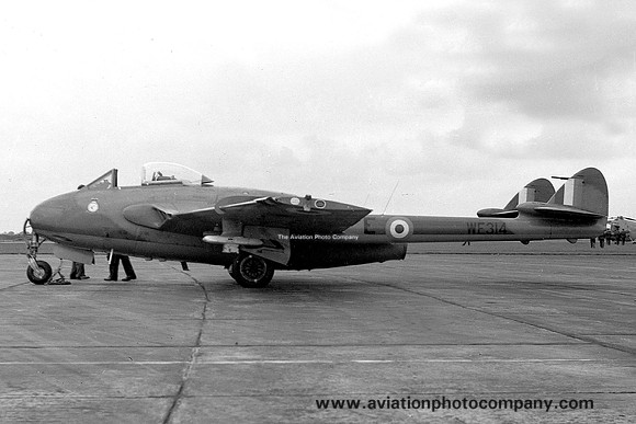 RAF FWS De Havilland Venom FB.1 WE314 (1956)