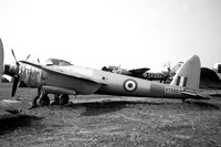 RAF De Havilland Mosquito T.3 VT588 at RAF Wroughton (1957)