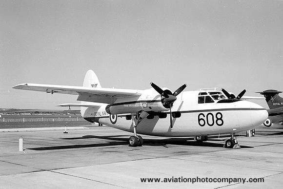 Royal Navy Lossiemouth Station Flight Hunting Sea Prince C.2 WF120 (1970)