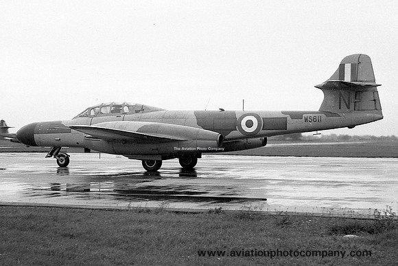 RAF 72 Squadron Gloster Meteor NF.12 WS611/N