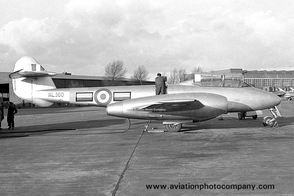 RAF 152 Squadron Gloster Meteor T.7 WL360