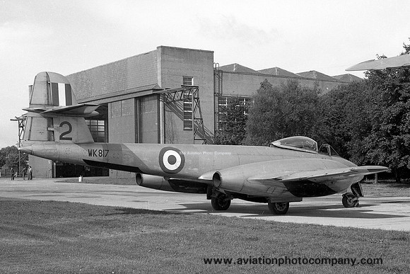 RAF Leconfield Gloster Meteor F.8 WK817/2 (1960)