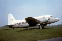 Vickers Viking VC.1-498/1A G-AGRU displayed at Cosford (1980)