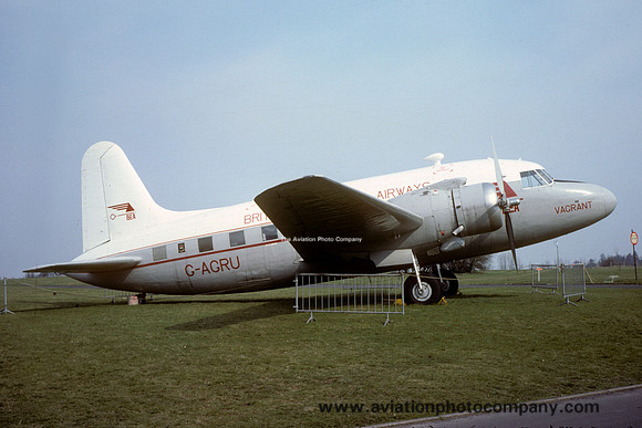 Vickers Viking VC.1-498/1A G-AGRU displayed at Cosford (1980)