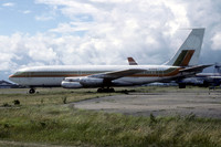 Boeing 720-027 N321E stored at Hurn (1980)