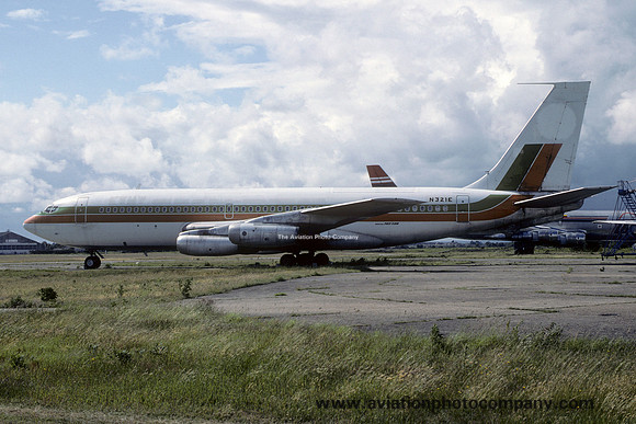 Boeing 720-027 N321E stored at Hurn (1980)