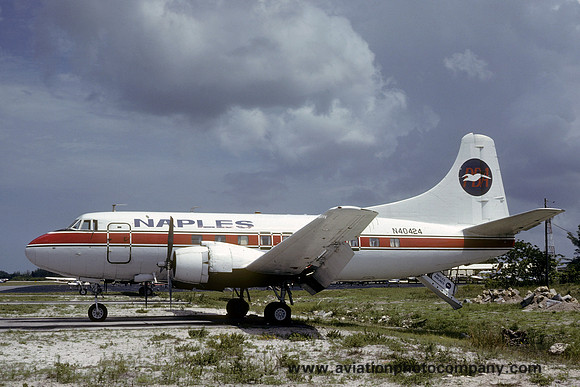 Naples Airlines/Provincetown-Boston Airline Martin 404 N40424 (1979)