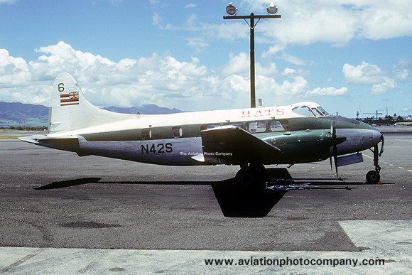 Hawaiian Air Tour Service De Havilland DH.104 Dove 2A N42S (1979)