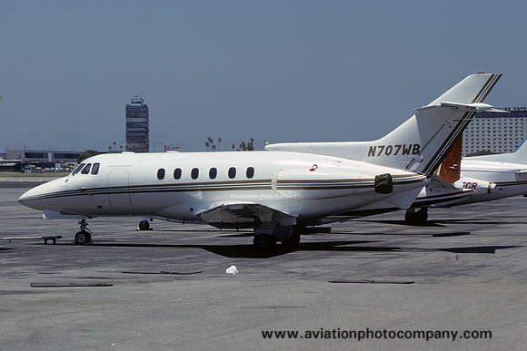 Hawker Siddeley HS.125-600 N707WB (1979)