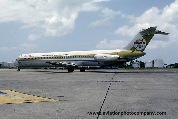 BWIA International Douglas DC-9-51 9Y-TFH (1980)