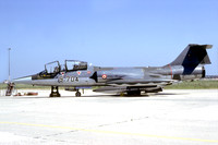 Turkish Air Force 9 Filo Lockheed TF-104G Starfighter 9-704 (1987)
