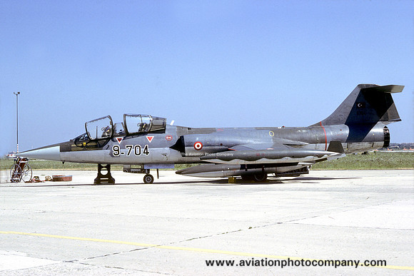 Turkish Air Force 9 Filo Lockheed TF-104G Starfighter 9-704 (1987)