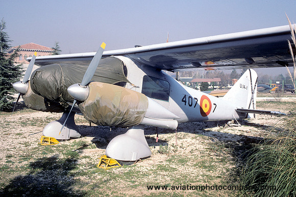 Spanish Air Force Dornier Do28A U.14-1 displayed at Cuatro Vientos (1987)