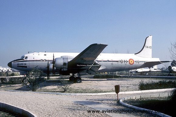 Spanish Air Force Douglas DC-4A T.4-10/911-10 displayed at Cuatro Vientos (1987)