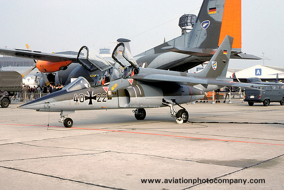 German Air Force JBG49 Dassault/Dornier Alpha Jet 40+22 (1980)