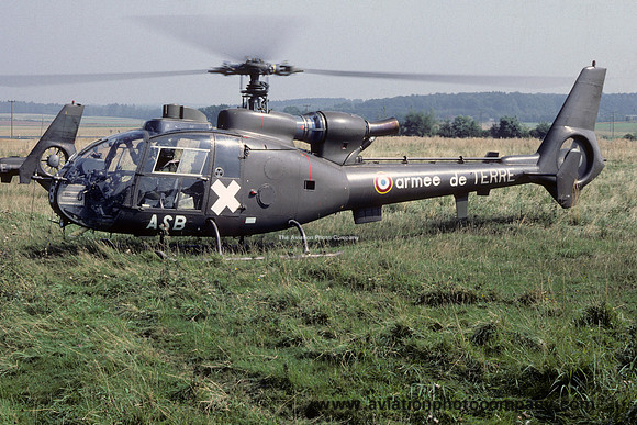 French Army GALCA2 Aerospatiale SA.341F Gazelle 1576/ASB (1987)