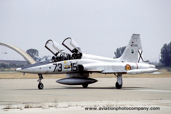 Spanish Air Force Ala 73 CASA/Northrop SF-5B Freedom Fighter AE.9-015/73-15 (1987)