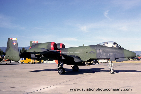 USAF 355 TFW Fairchild A-10A Thunderbolt 75-0268/DM at Moffett Field (1981)