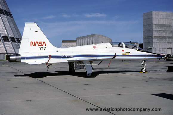 NASA Northrop T-38A Talon N717NA at Moffett Field (1981)