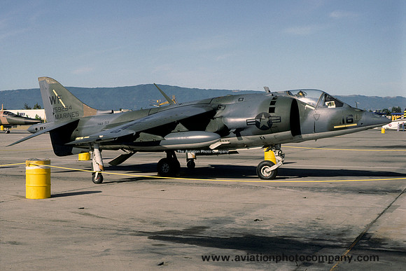US Marines VMA-513 Hawker Siddeley AV-8A Harrier 159254/WF-16 (1981)