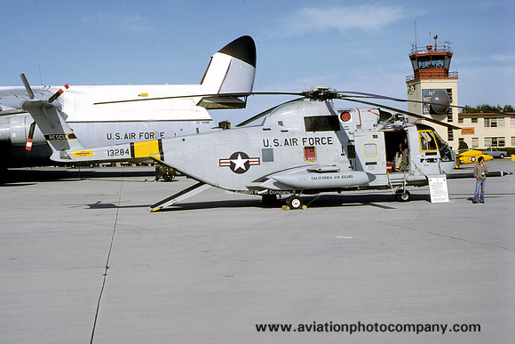 USAF California ANG 129 ARRS Sikorsky HH-3E 66-13284 at Moffett Field (1981)