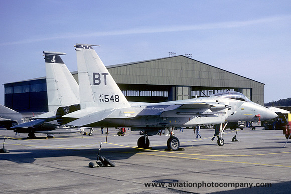 USAF 36 TFW 525 TFS McDonnell Douglas F-15C Eagle 78-0548/BT (1981)