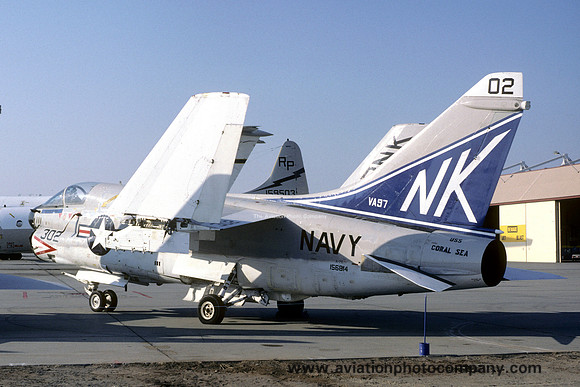 US Navy VA-97 LTV A-7E Corsair 158614/NK-302 (1981)
