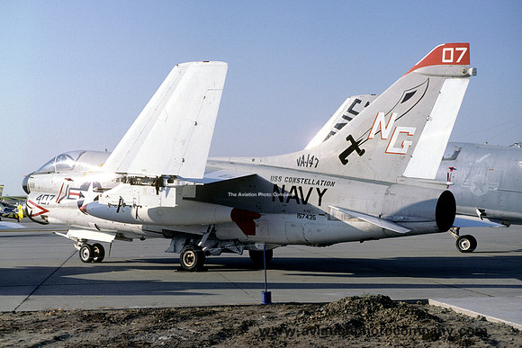 US Navy VA-147 LTV A-7E Corsair 157435/NG-407 (1981)
