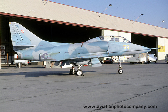 US Navy VA-127 Douglas TA-4J Skyhawk 154657/NJ-04 (1981)