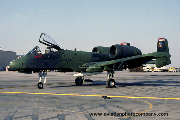 USAF 355 TFW 333 TFS Fairchild A-10A Thunderbolt 75-2078/DM (1981)