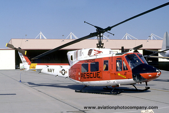 US Navy Lemoore Base Flight Bell UH-1N 158246/7S (1981)