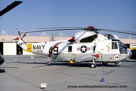 US Navy HS-10 Sikorsky SH-3H Sea King 212574/RA-49 (1981)