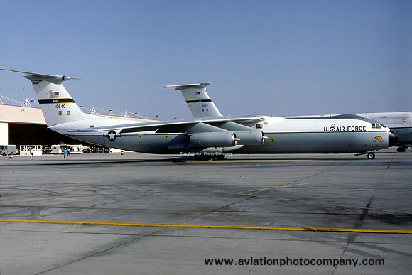 USAF 60 MAW Lockheed C-141B Starlifter 64-0640 (1981)
