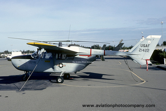 USAF California ANG 196 TASS Cessna O-2A Skymaster 67-21422 (1981)