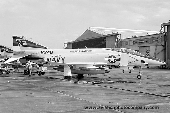 US Navy VF-154 McDonnell F-4J Phantom 158348/NE-112 (1977)