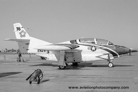 US Navy North American T-2C Buckeye 158904 at MASDC Davis Monthan (1979)