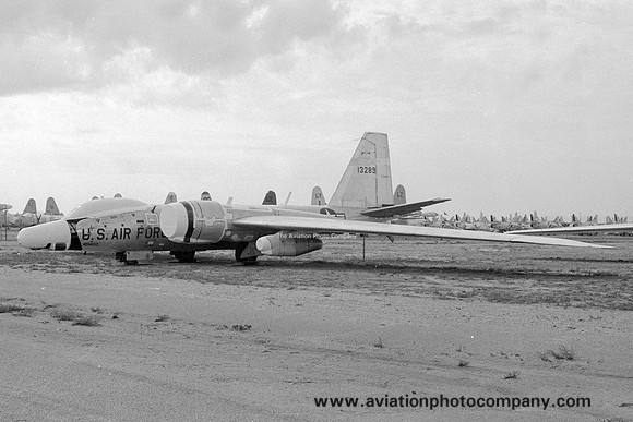 USAF Martin RB-57F Canberra 63-13289 at MASDC Davis Monthan (1978)