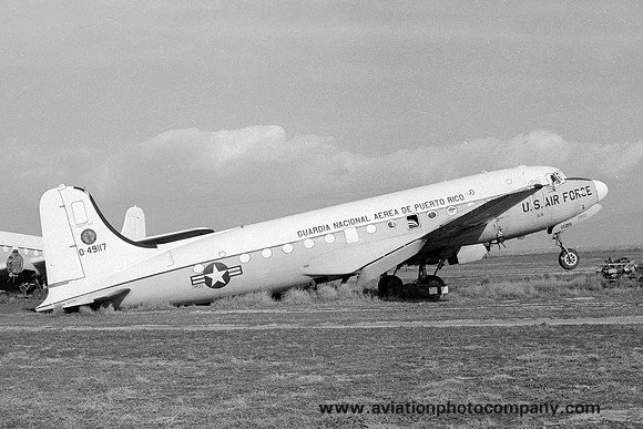 USAF Puerto Rico ANG Douglas C-54E Skymaster 44-9117 at MASDC Davis Monthan (1979)