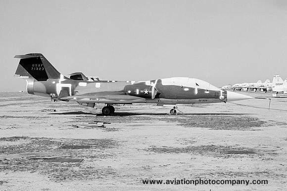 USAF Lockheed F-104D Starfighter 57-1323 at MASDC Davis Monthan (1976)