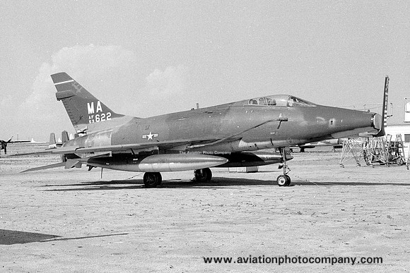 USAF Massachusetts ANG North American F-100D Super Sabre 55-3622 at MASDC Davis Monthan (1978)