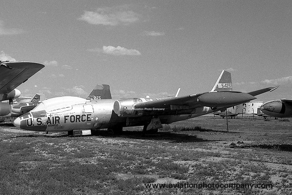 USAF Martin EB-57E Canberra 55-4251 at MASDC Davis Monthan (1980)