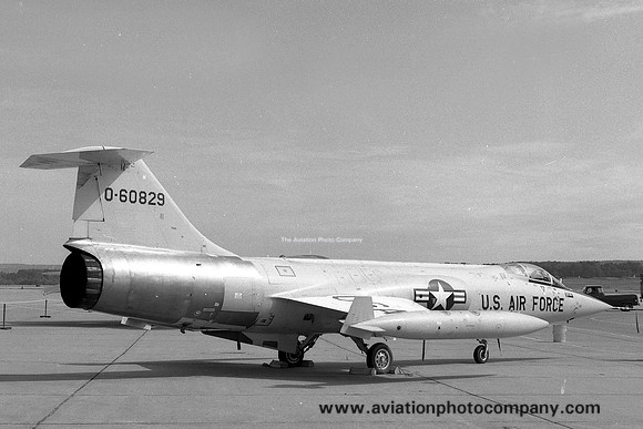 USAF Lockheed F-104A Starfighter 56-0829 (1971)