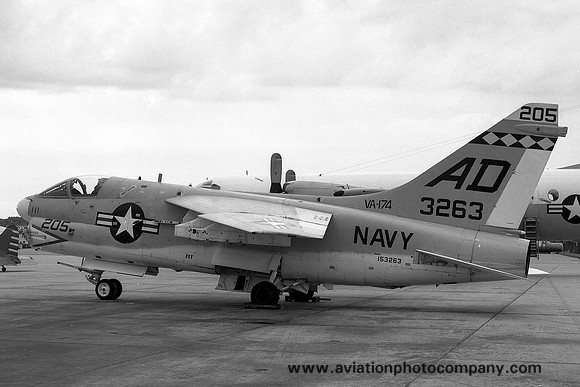 US Navy VA-174 LTV A-7A Corsair 153263/AD-205 (1973)
