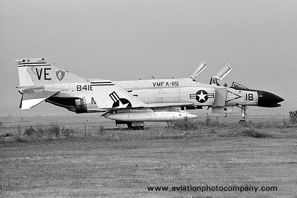 US Marines VMFA-115 McDonnell F-4B Phantom 148418/VE-18 (1970)